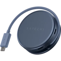 Satechi OntheGo™ 5-in-1 Multiport Indigo, USB-C Host, USB-C PD60W, USB-C 3.2Gen1, USB-A 3.2Gen1, SD