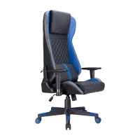 Scaun Gaming Lumi CH09-7, PU Piele, Negru | Albastru Scaun Gaming Lumi CH09-7, PU Piele, Negru | Albastru