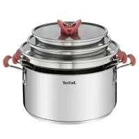 Набор кастрюль Tefal Opti'Space, 5,2л, Нержавеющая сталь