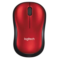 Беcпроводная мышь Logitech M185, Красный