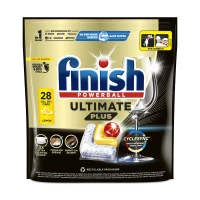 Tablete Finish Ultimate Plus Lemon 28 buc