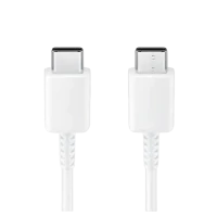 Cablu de încărcare Samsung EP-DA705BWRGRU, USB Type-C/USB Type-C, 1m, Alb