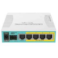 Маршрутизатор MikroTik hEX PoE, Белый