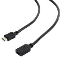 Cablu Video Cablexpert CC-HDMI4X-6, HDMI (M) - HDMI (F), 1,8m, Negru Cablu Video Cablexpert CC-HDMI4X-6, HDMI (M) - HDMI (F), 1,8m, Negru