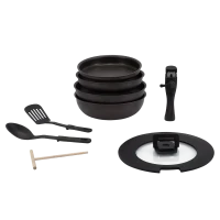 Set de vase Polaris EasyKeep-9D, Cafeniu Set de vase Polaris EasyKeep-9D, Cafeniu
