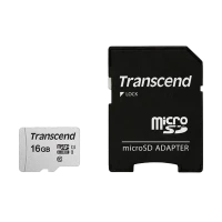 Карта памяти Transcend microSDHC 300S, 16Гб (TS16GUSD300S-A) Карта памяти Transcend microSDHC 300S, 16Гб (TS16GUSD300S-A)