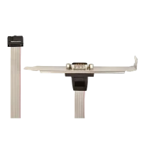 Receptacul pentru port serial DB9 pe suport Cablexpert CCDB9RECEPTACLE, Auriu Receptacul pentru port serial DB9 pe suport Cablexpert CCDB9RECEPTACLE, Auriu