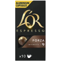 Cafea L'OR Espresso Forza, 10 buc