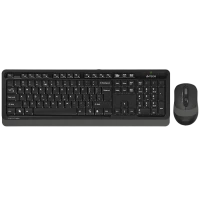 Клавиатура и мышь A4Tech FG1010S, Беспроводное, Серый