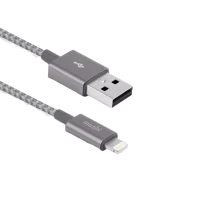 Кабель для зарядки и синхронизации Moshi iPhone Lighting USB Cable, USB Type-A/Lightning, 1,2м, Серый