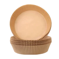 Бумага для выпечки Papro Round Air Fryer Paper, Бежевый Бумага для выпечки Papro Round Air Fryer Paper, Бежевый