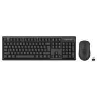Wireless Keyboard & Mouse A4Tech FG1200, Fstyler 2.4G Multimedia Wireless Desktop Set, Black