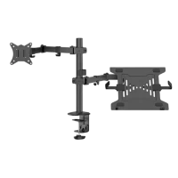 Table/desk 1-display & notebook mounting 