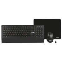 Set Tastatură + Mouse + Mouse Pad SVEN KB-C3800W, Fără fir, Negru