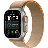 Apple Watch Ultra 4 GPS + Cellular, 49mm Natural Titanium Case with Sand Trail Loop - M/L MJAQ4 Apple Watch Ultra 4 GPS + Cellular, 49mm Natural Titanium Case with Sand Trail Loop - M/L MJAQ4