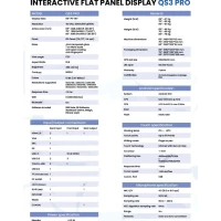 Interactive Display StarBoard IFPD-QS3-PRO-86 86