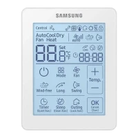 Telecomanda pentru aparat de aer conditionat Samsung MWR-SH11N, Alb