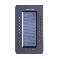 Modul de extensie Grandstream GXP2200EXT, Negru