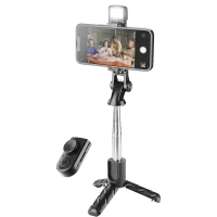 Selfie Stick Cellularline Tripod Sparkle, Negru