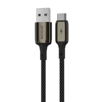 Cablu USB (Type-C), Proove Dense Metal 3A (1m), Black
