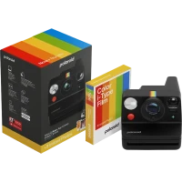 Cameră Foto Polaroid Now Gen 3 + Color Film Bundle, Negru
