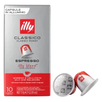 Cafea Illy Espresso Classico Decaffeinato, 10 buc