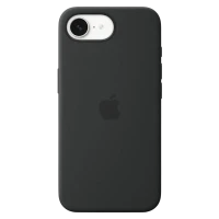 Husă Apple Silicone Case pentru iPhone 16e, Negru
