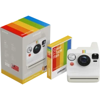 Cameră Foto Polaroid Now Gen 3 + Color Film Bundle, Alb