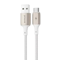 Cablu USB (Type-C), Proove Dense Metal 3A (1m), White