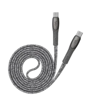 Cable de date Rivacase PS6105, USB Type-C/USB Type-C, 1,2m, Gri