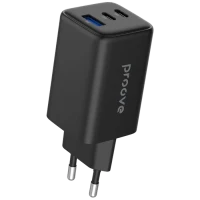Incarcator Proove Pocket Gan 65W (2*Type-C + USB) Black Incarcator Proove Pocket Gan 65W (2*Type-C + USB) Black