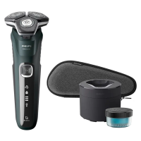 Электробритва мужская Philips Series 5000 Зеленый | Черный - Роторная | Влажный,Сухой | 60 мин