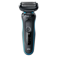 Электробритва мужская Braun Series 5 51-M1000s Черный | Синий - Сеточная | Влажный,Сухой | 50 мин