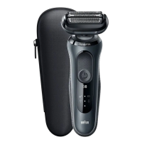 Электробритва мужская Braun Series 6 61-N1000s Wet & Dry Серый - Сеточная | Влажный,Сухой | 50 мин