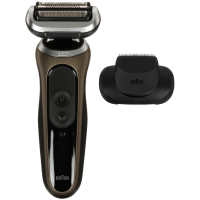 Электробритва мужская Braun 72-C1200s Черный | Золотистый - Сеточная | Влажный,Сухой | 50 мин