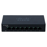 Сетевой коммутатор Cisco SF110D-08 Черный - 8x 10/100 Мбит/с