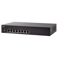 Сетевой коммутатор Cisco SF350-08 Черный - 8x 10/100 Мбит/с