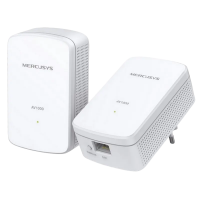 Powerline Adapter MERCUSYS AV1000 Kit Alb - 2.35 W | AV1000, 1000 Mbps