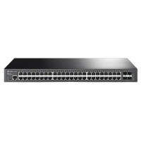 Сетевой коммутатор TP-LINK TL-SG3452 Черный - 48x 10/100/1000 Мбит/с Сетевой коммутатор TP-LINK TL-SG3452 Черный - 48x 10/100/1000 Мбит/с