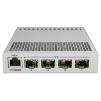 Коммутатор маршрутизатора MikroTik CRS305-1G-4S+IN Серебристый - 1x 10/100/1000 Мбит/с