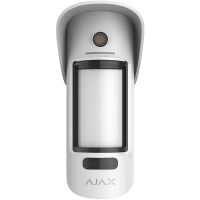Датчик движения Ajax MotionCam Outdoor Белый - Батарея | IP55 | До 15 м Датчик движения Ajax MotionCam Outdoor Белый - Батарея | IP55 | До 15 м