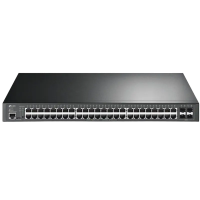 PoE коммутатор TP-LINK JetStream Черный - 485 Вт | 48x IEEE 802.3af/at PoE коммутатор TP-LINK JetStream Черный - 485 Вт | 48x IEEE 802.3af/at