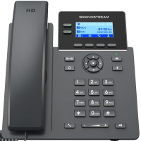 IP Телефон Grandstream GRP2602 Черный - Сеть, Аккумулятор | Есть, 2000 контактов