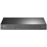 Comutator PoE TP-LINK Desktop Switch Negru - 7.11 W | Al 8-lea Port cu PD 802.3 at /af