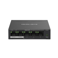 Comutator PoE MERCUSYS MS105GP Negru - 65 W | 4x IEEE 802.3af/at