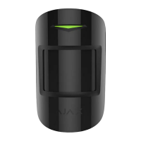 Датчик движения Ajax MotionProtect Plus Черный - Батарея | До 12 м Датчик движения Ajax MotionProtect Plus Черный - Батарея | До 12 м