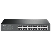 Сетевой коммутатор TP-LINK TL-SG1024DE Черный - 24x 10/100/1000 Мбит/с Сетевой коммутатор TP-LINK TL-SG1024DE Черный - 24x 10/100/1000 Мбит/с