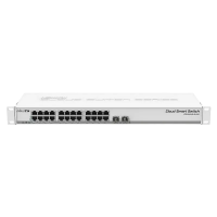 Коммутатор маршрутизатора MikroTik CSS326-24G-2S+RM Белый - 24x 10/100/1000 Мбит/с