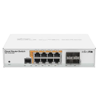 Коммутатор маршрутизатора MikroTik CRS112-8P-4S-IN Белый - 8x 10/100/1000 Мбит/с