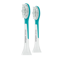 Насадка для электрической зубной щетки Philips Sonicare For Kids Белый | Зеленый - Для детей | Вытянутая